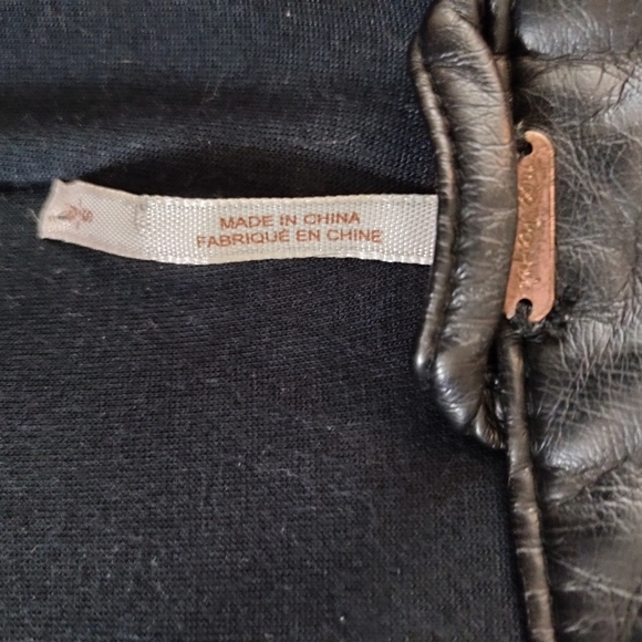 FREE PEOPLE FAUX LEATHER PLAID MOTO JACKET 90'S GRUNGE - Picture 6 of 8